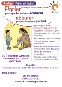 atelier parler pour que les enfants écoutent Lyon automne 2015