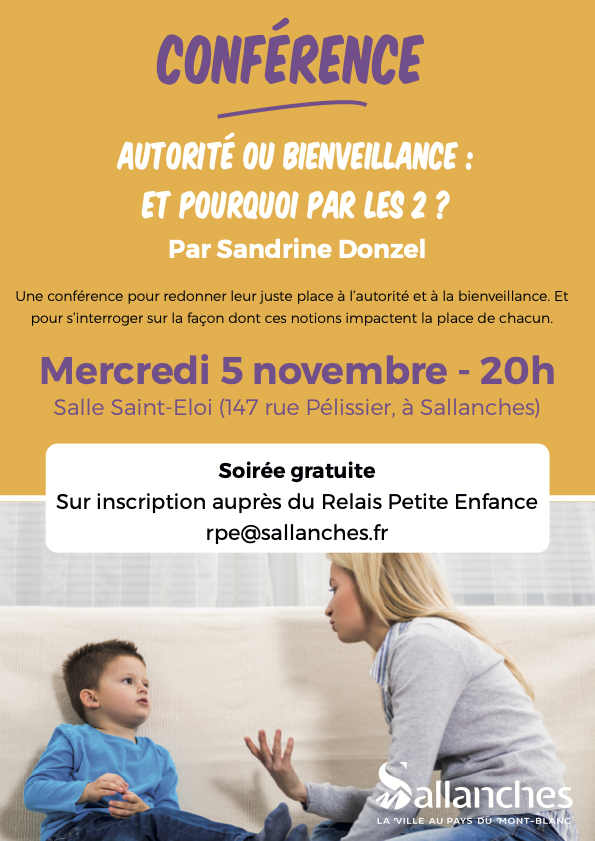 affiche annonçant la conférence